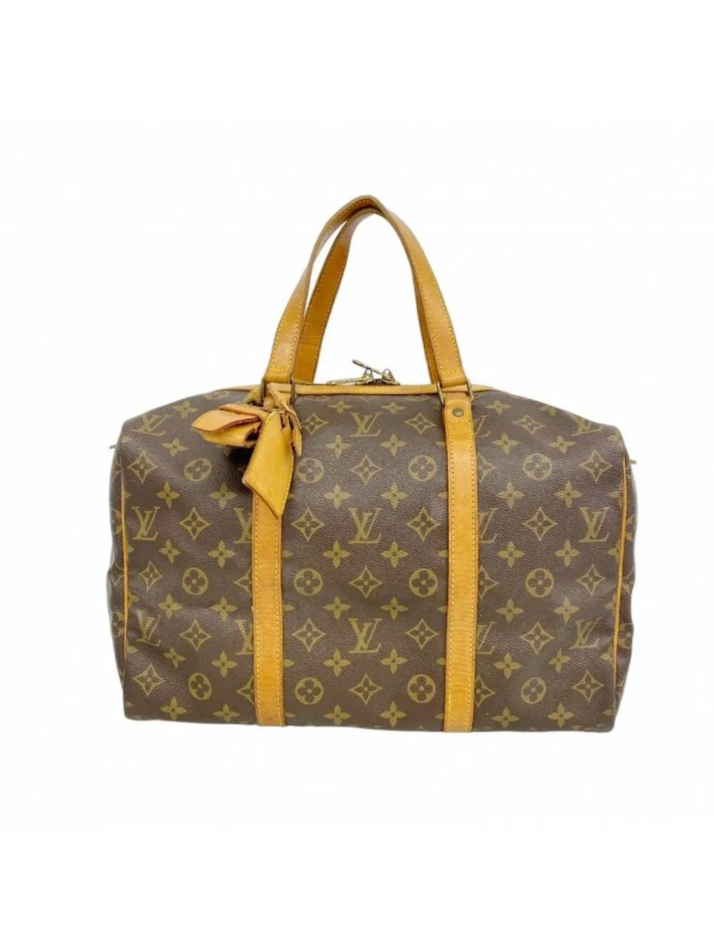 Louis Vuitton Boston Bag Monogram Sac Spool 35 Brown